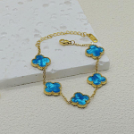 15mm K&otilde;rge Versioon Viie &Otilde;iega &Otilde;nnelik Nelileheline Ristik 18k V&auml;rvimuutuseta Kahepoolne Kestast K&auml;ev&otilde;ru 18K