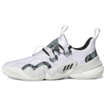 adidas Trae Young 1 Madu Nahk Meeste Tennised Valge Hele-Tugev-Hall Kristall-Valge H67753 40
