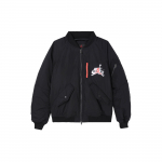 Jordan Wings MA-1 Logoprindiga Soe Lukuga Vabaaja Pombertagi Meeste Jakid Must AV2599-010 S