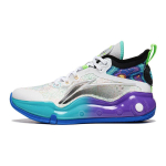 Li Ning Youth Premium 3.0 Korvpallijalatsid Laste Tossud Valge Hall YKBT024-9 34