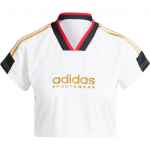 Adidas Tiro Cut 3-Triibuline L&uuml;hike V-kaelusega L&uuml;hikeste Varrukatega T-s&auml;rk Naistele Valge IW6800 L