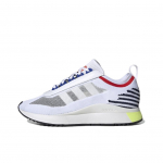 Adidas Originals Sl Kangas S&uuml;nteetiline Nahk Mugavad Mitmek&uuml;lgsed Libisemiskindlad Kulumiskindlad Madalad Vabaajajalatsid Naiste toss Valge Punane Sinine FV9492 38