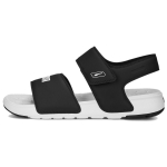 Puma Softride Puhas Nahk Libisemisvastased Vastupidavad Spordisandaalid Unisex Sandaalid Must Valge 389083-03 37