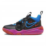 Nike Team Hustle D 11 Mugavad Spordijalatsid Libisemiskindlad Vastupidavad Madalad Laste Korvpallijalatsid Laste tossud Sinine Must FD6727-001 29.5