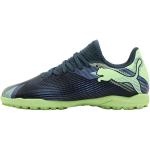 Puma Future 7 Play Mugavad madalad laste jalgpallijalatsid Laste jalgpallijalatsid Must Lilla Roheline 107950-03 37