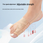 V&otilde;rkortoos Hallux Valgus varvaste varrukas ja eraldaja p&auml;evaseks/&ouml;iseks kasutamiseks Size S - 33-37