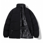 Meeste kahepoolne puuvillane jope s&uuml;gistalvine vabaaja puuvillane parkerimantel 4XL must