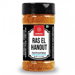 SARANZ Ras El Hanout segu Eksootiline maitseainesegu Tugeva maitsega T&auml;iuslik suupistete, eelroogade, soolaste roogade, pearoogade jaoks - 100 grammi purk raputajaga