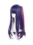 Anime Oshi No Ko Hoshino Ai Lilla Parukas Cosplay Peakate T&uuml;druk Lolita Pats Soojakindel S&uuml;nteetiline Parukas Aksessuaarid Juuksed Blue-