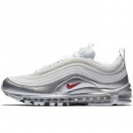 Nike Air Max 97 H&otilde;bedased Valged Tossud Vabaaja Jalan&otilde;ud AT5458-100 36.5