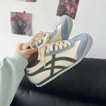 Populaarsed Saksamaa treeningjalatsid naistele s&uuml;gis 2025 uus retro mitmek&uuml;lgne mugav platvormiga spordikauplus vabaaja nahast tossud naistele 37