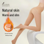 Thermal Bare Leg Effect Fleece Lined Tights One Size