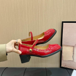 Mary Jane Kingad Naistele Uued Keskmise Kontsaga Naiste &Uuml;hed Kingad Pehmed ja Mugavad Punased Tantsukingad Zapatos De Mujer 35 veinipunane v&auml;rv