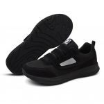 DisainDiabeetikute Kingad Laiad Jalutuskingad Reguleeritava Kinnitusega Slip-On Ortopeedilised Eakate Kingad Tossud Meestele Naistele 36 must