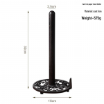 Retro geomeetriline malmist paberr&auml;tikuhoidja ja k&ouml;&ouml;gidekooririiul