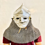 Keskaegne Osmanite Impeeriumi Mask Kiiver Ahels&auml;rk Viikingi Kiiver Kantav Kiiver Halloweeni Kost&uuml;&uuml;mi Kiiver