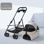 Kerge Kokkupandav Lemmikloomak&auml;ru Kassidele ja Koertele Pet Stroller