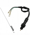 Alpha Rider Universaalne M12 x P1.5mm Tagumise Piduritule L&uuml;liti Tagumise Stopplambi L&uuml;liti must