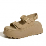 Moodsad Kvaliteetsed 7CM Suede Nahast K&otilde;rge Br&auml;ndi Platvormkingad Kiilud Suvised Paksud Tossud Sandaalid Mugavad Avatud Varbad Moodsad Kingad Naistele 35