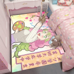 Kimetsu Akadeemia Mitsuri Kanroji Kunsti&otilde;pilase Teemaline Vaip Triibuline S&auml;rk Palett Pintsel Disain S&uuml;damekujulised Mustrid Anime Vaip T&uuml;drukute Tuba 120X160CM