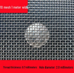 304 roostevaba terasega kootud v&otilde;rk, 6-500 silma, t&ouml;&ouml;stuslik paksendatud metalltraadist filter.