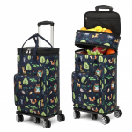 Kokkupandav Kerge Kaubak&auml;ru Teleskoopk&auml;epideme ja Universaalratastega Toidukaupade ja Telkimise jaoks