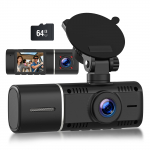 1080P Armatuurlaud Parkimine Lai Vaatenurk &Ouml;ine Integreeritud Eesmine ja Salongi M&uuml;ra LED Liiklusvalgus Ts&uuml;kliline 64GB Kaart Jaapanikeelne Juhend Garantii 1,5-tolline Kaamera,