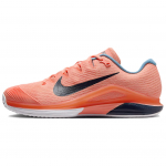 NikeCourt Air Zoom Vapor 12 Savi Aprikoos Agate Obsidiaan Meeste Tennisejalatsid Roosa Valge Denim-T&uuml;rkiis HQ6026-800 42.5