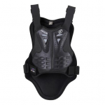 Unisex mootorrataste motokrossi v&otilde;idus&otilde;idu rinnavest seljaosa seljakaitse kaitsevarustus M must
