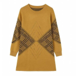 Kampsun naistele S&uuml;gis Talv Paksenenud Pullover Soe Kootud Veniv Pikkade Varrukatega &Uuml;lem&otilde;&otilde;duline Džemper Topid XL kollane