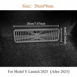 Tesla Model Y Juniper 2025 jaoks Istmealune Tagumine &Otilde;hutusava Kaitsekate Blokeerimisvastane Tagaistme V&auml;ljalaskeava Iluv&otilde;re Kaitsmed Tarvikud