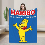 Haribo karukomm flanelltekk talvine pehme vastupidav visketekk tudengitele diivanile voodisse uudne voodikate diivanivoodi kate 30x40in