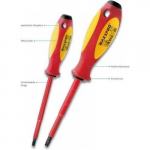Witte Maxxpro Set de 5 tournevis isol&eacute;s SB/PZ 1/PZ 2 - 653744