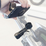 Mootorratta mobiiltelefoni hoidik &uuml;mbrisega Iphone 12 Pro Max 11/XS jalgrattaga Moto nutitelefoni telefoni alus Kiirkinnitus GPS Mount Kit For i13Max