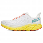 HOKA ONE ONE Clifton 8 Blanc De Blanc Illuminating Yellow Tossud 1119393-BDBI 41