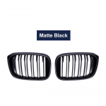 1 paar Auto esikapoti neeruv&otilde;re L&auml;ikiv must v&otilde;idus&otilde;iduv&otilde;re BMW 3 4 X3 X4 G01 G02 G08 2018- jaoks Kahekordse lamelliga liini v&otilde;red matt must v&auml;rv