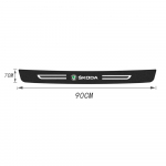 for Skoda Car Door Sill Protector Sticker Waterproof Wear-Resistant Accessory S Skoda Kodiaq Fabia Kamiq Karoq A5 A7 Rapid Scala 1Pc Trunk