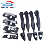 8 pcs Chrome ide & Black Outside Door Handle Front Rear Left Right For Hyundai Accent 1.6L i25 Solaris Verna Dodge Attitude 8 Pcs Set