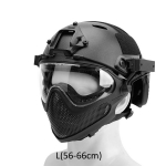 Taktikaline kiiver  Mask  Prillikomplektid V&auml;litingimustes Airsoft Paintballi kiiver prillidega FAST PJ kiivrid CS m&auml;ngu t&auml;isn&auml;okaitse