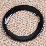 ABS Carbon Fiber Black Steering Wheel Center Ring Cover Circle Trim Emblem Decoration fit for Nissan Teana Altima