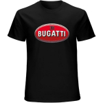 M&Auml;RKUS Bugatti v&otilde;idus&otilde;idu logo meeste T-s&auml;rk Must S mitmev&auml;rviline