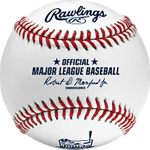 Rawlings Jalgpall Ametlik MLB Ichiro Kuulsuste Halli M&auml;lestuspall Pall, (R00718273) valge