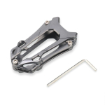 For HONDA ADV150 ADV 150 Motorcycle CNC Key Cover Case Shell Keys Protection keychain key case NO LOGO Titanium gray