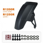 BMW R1250R 2019- R1200R jaoks (2015-2018) R 1250 1200 R Poritiiva pikendus Mootorrattatarvikud Esimene ratas Porikaitse Pritsmekaitse must