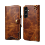 Retro ehtsa nahast &uuml;mbris Samsung Galaxy S25 Ultra S24 Plus S23 FE S21 5G jaoks &Auml;ripakett kaarditasku ja rihmaga for Galaxy S25 Plus&Case & Strap pruun