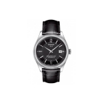 TISSOT Mehaaniline mehhanism 50 meetrit veekindlus Meeste k&auml;ekell Kell 41mm Must sihver Roostevabast terasest korpus T108.408.16.057.00
