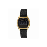 CASIO Unisex YOUTH Must k&auml;ekell LA690WEMB-1BEF LA690WEMB-1BEF Honor Black Gold Watch Dial