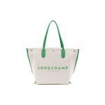 Longchamp Le Roseau Logotr&uuml;kiga Puuvillane ja L&otilde;uendist Kandekott Naiste kandekotid Roheline 10090HSG129 Basic Set (Bag)