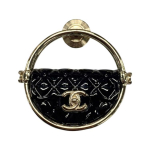 Chanel &Uuml;mmargune Teemantmustriga Kott Metallist S&otilde;lg Naiste kotid AB9851-0B09915-NL694 Gold/Black,F
