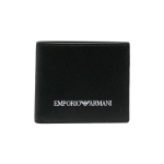 Emporio Armani Klassikaline Logo Kokkupandav &Auml;rikasulik Nahast Rahakott Meeste rahakott Must Y4R168-Y020V-81072 Basic Set (Bag+Dust Bag)